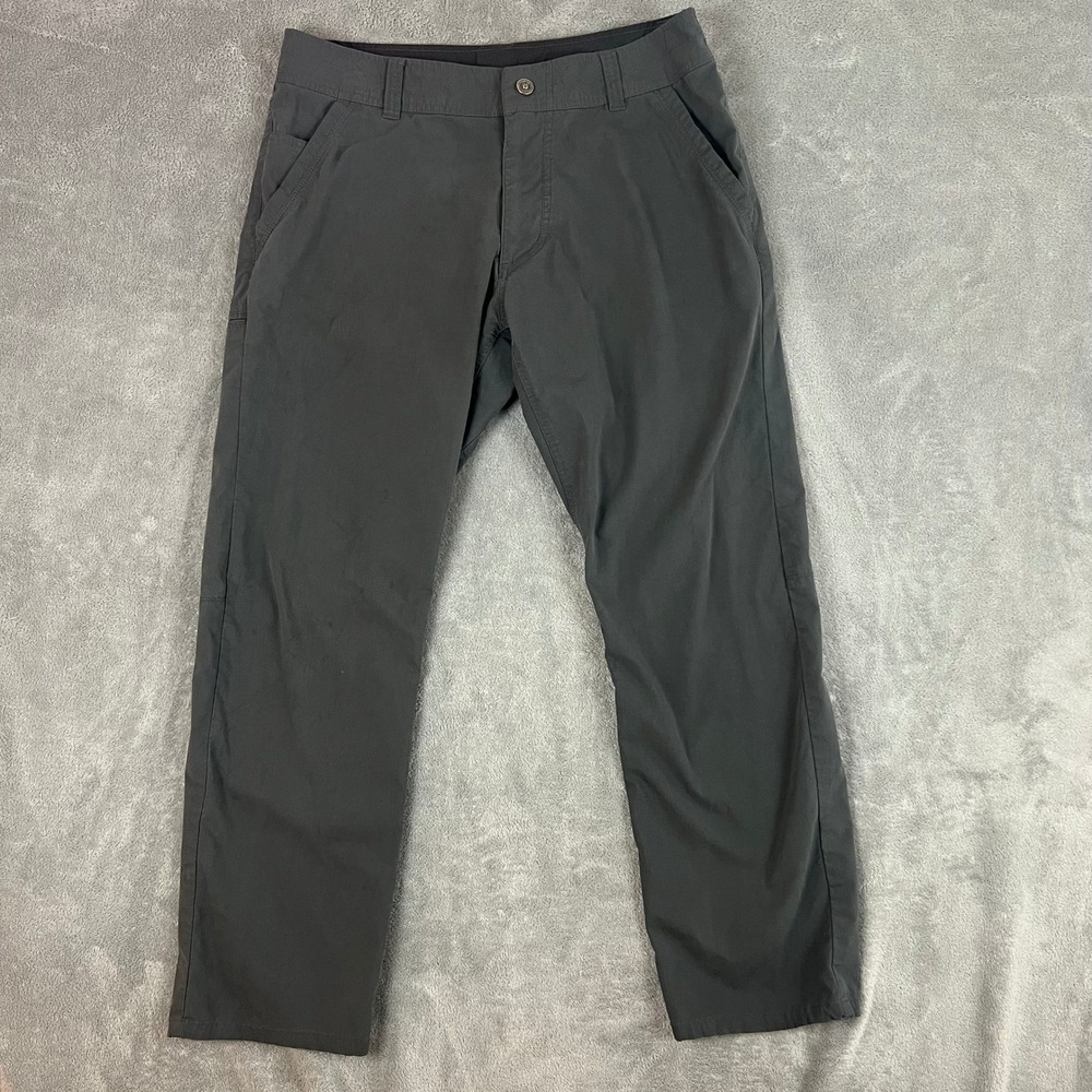 Kuhl Slax Performance Pants Mens 35 x 30 Grey Outdoor Hiking Office